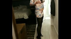 SissyBriana420 dancing in front of a mirror Thumb