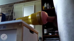 Aussie Solo Male Fleshlight Fuck Session Thumb