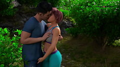 37 - DuskLight Manor - Audrey and John watching other couple doing sex and Audrey gives handjob to J Thumb