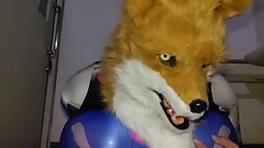 Gigantic tits fox masturbates in public toilet Thumb