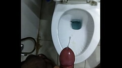 Big cumshot in bathroom Thumb