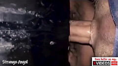 Hot closeup double creampie at gloryhole Thumb