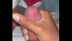Black teen cum Thumb
