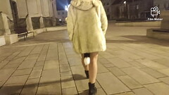 Ariela Rider walking with anal plug in sreet Thumb