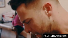 FamilyBangs.com ⭐ StepSon Spying his StepMom Fucking his Best Friend, Reagan Foxx, Damon Dice Thumb