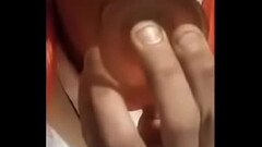 Dialogos sucios de Itzel Lun&aacute_tica 666 mientras chupa su cosolador rosa Thumb