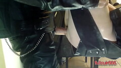 biker cuir noir hard. Thumb