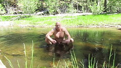 Skinny dipping in the creek. Thumb