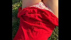 Pretty panties outside Thumb