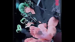 Tatsumaki'_s feet cum tribute Thumb