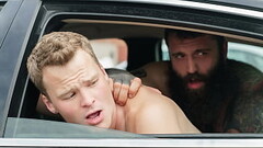 Stepson and Stepdad Have a Hot Fuck Sesh in The Car - Dadperv Thumb