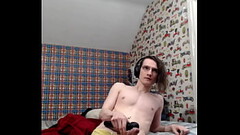Femboy Faps with buzzer, plug, and rubs bulge in camera Thumb