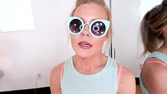 NICOLE CLITMAN Huge Cock POV Blowjob All The Way Down Deepthroat Facefuck and Cum Swallow Thumb