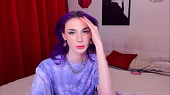 Sweet eaton showing her tiny cock on cam Thumb