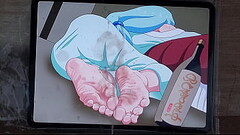 Aqua'_s (Konosuba) feet cum tribute Thumb