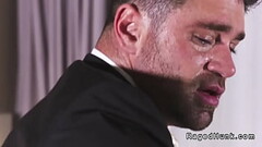 Total strangers anal fuck in suits in hotel room Thumb
