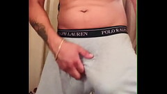 Hung uncut Latino swinging cock Thumb