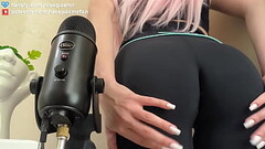 ASMR Girl Scratching ASS in tight leggings Thumb