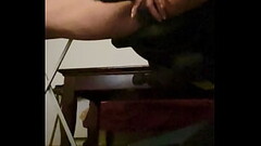Stroking big nut out Thumb