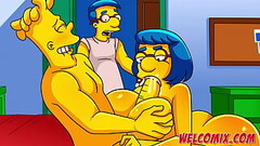 Barty fucking his friend'_s mother - The Simptoons Simpsons porn Thumb