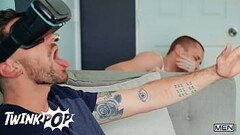 Tattooed Stud Chris Damned Switches From His Fuck Toy To His Roommate Theo Brady'_s Tight Ass -  Thumb