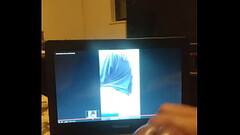 Jerking off to girl showing ass Thumb