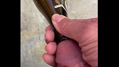 Morning Piss Into a German Hefeweisen Bottle Thumb