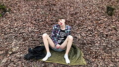 Extreme! Hottest Teen Masturbates His Big Dick Outdoors /Uncut / Perfect Dick Size / Sexy /Fit Thumb