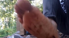 Dirty soles with chocolate and ketchup in each Nike Air Force 1 sneakers, then walk in the park and  Thumb