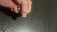 Jerking off on table for Greasedupcock Thumb