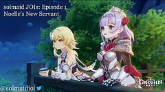[Genshin Impact JOI] solmaid JOIs (Ep1) - Noelle'_s New Servant [Paizuri, Foot Worship, Footjob, Thumb