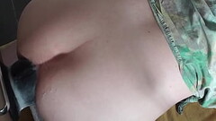 Ass wrecking session, 10 cm diameter plug Thumb