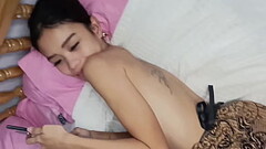 Asian Babyface first experiment with fucking big white guy in different positions for not geting hur Thumb
