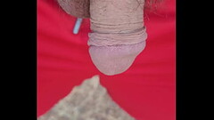 Straight guy pissing outside Thumb