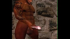 Big D Brown, the most handsome hunk jerking Thumb
