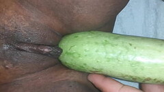 MY WET PUSSY WITH VEGETABLE INSIDE Thumb