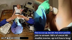 Freshman Bella Ink Gets Hitachi Magic Wand Orgasms By Doctor Tampa During Physical 4 College At Hita Thumb