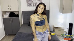 Tattoo Latina Teen Solo Masturbation Casting New Girl Thumb