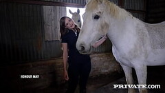 Honour May Rides at the Stable Thumb