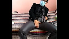 sobando bulto en traje satinado Thumb