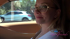 She'_s back and ready to play good times with Riley Star and her pretty pussy, car ride and play Thumb
