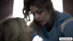Lovely TS stepmom fucks stepdaughter Thumb