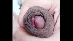 Jacking off my uncut cock, extreme closeup, foreskin play. August 12, 2023. Thumb