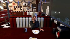 Mgs4 - Sunny footjob under table Thumb