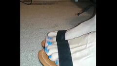 My sexy blue toes Thumb