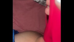 Fucking my pussy with my new toy Thumb