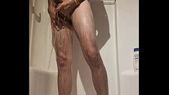 Just a quick shower before riding dildo Thumb