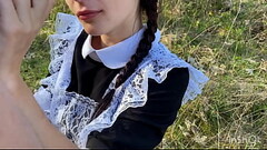 skinny girl sucks in the bushes Thumb