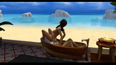 Seraphina and the neighbor, Sims 4 Thumb