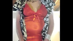 Teasing In Red Lingerie Thumb